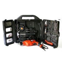 Black&Decker Kr504re-K12 Impact Drill 10mm 500w With Tool Kit